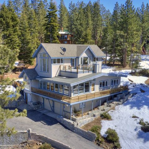 Mountain retreat surrounded by pines